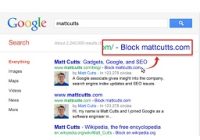 Personal Blocklist by Google